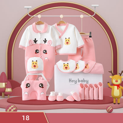 Geschenkbox für Babykleidungsset aus reiner Baumwolle