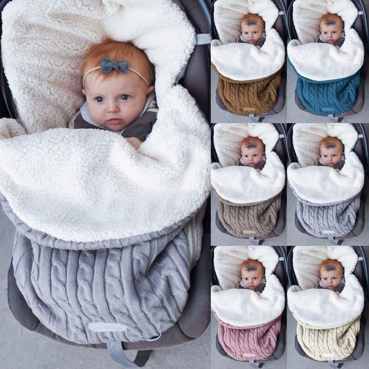 Warme Fleece-Babytasche