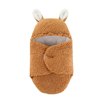 baby swaddle brown color